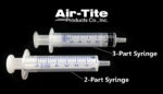 Two-party syringe three-part syringe Air-Tite Products