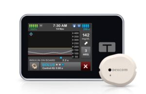 t:slim X2 Insulin Pump from Tandem Diabetes Care with Dexcom G7 CGM Integration