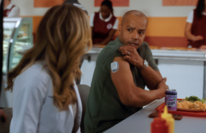 Insulet Omnipod on Scrubs