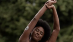 Dexcom Stelo worn on arm by woman