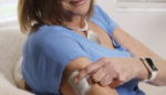 Modular Medical Pivot insulin patch pump in use